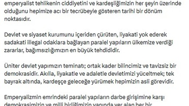 Kılıçdaroğlu'ndan 15 Temmuz mesajı: 12 maddelik çağrı