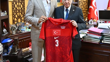 Merih Demiral, Bahçeli'yi Ziyaret Etti