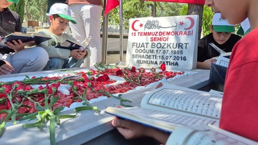 15 Temmuz şehidi Fuat Bozkurt kabri başında anıldı
