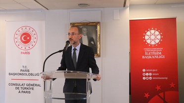 Paris'te 15 Temmuz Demokrasi ve Milli Birlik Günü Anma Töreni