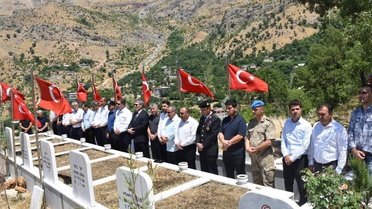 Sason'da 15 Temmuz Şehit Kabirleri Ziyaret Edildi