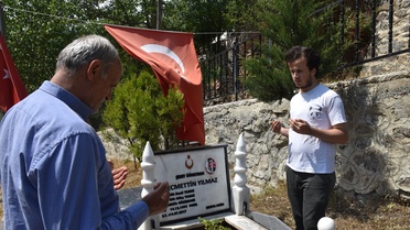 Şehit öğretmen Necmettin Yılmaz'a vefa: 9. yılında anıldı