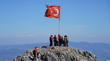 Dağın zirvesinde 15 Temmuz anması: Tarihe altın harflerle yazılan destan