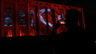 TBMM'de 15 Temmuz video haritalama gösterisi