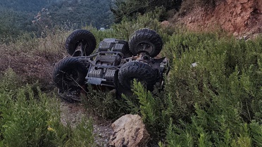Alanya'da ATV Uçuruma Yuvarlandı