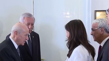 DEM Parti'den MHP lideri Devlet Bahçeli'ye ziyaret