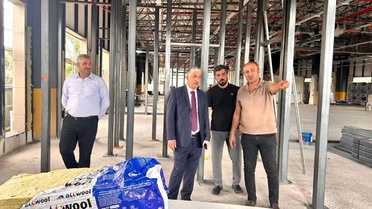 Dilovası'nın yeni belediye binası yükseliyor