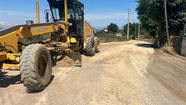 Düzce'de Hasançavuş Köyü'nde Yol Çalışmaları Tamamlandı
