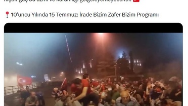Emine Erdoğan'dan 15 Temmuz Programına Anlamlı Paylaşım