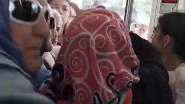 Eminönü Tramvayında Kavga
