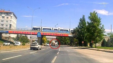 Eskişehir'de Tanker Lastiği Patladı