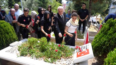 Şehit Şükrü Bayrakçı mezarı başında anıldı
