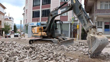 Kavak'ta ulaşımı rahatlatacak çalışma başladı