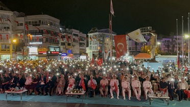 Marmaris'te 15 Temmuz anma etkinlikleri
