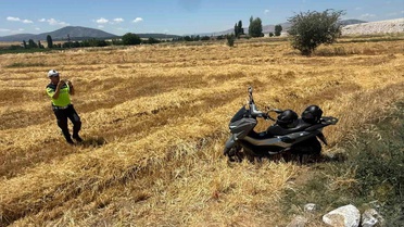 Afyonkarahisar'da Motosiklet Kazası: 2 Yaralı