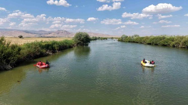 Murat Nehri'nde kaybolan Berat'ı arama çalışmaları 7. gününde