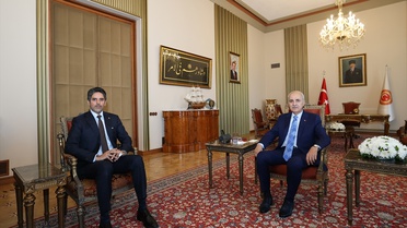 Kurtulmuş, Katar Büyükelçisi ile Görüştü