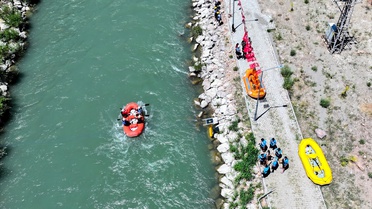 Çatak'ta Rafting Şampiyonası Başladı
