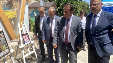 Alaşehir’de 2 bin kişi şehitler için aynı sofrada buluştu