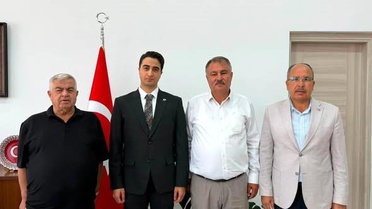 Başkan Pütün'den yeni Kaymakam Haydari'ye hayırlı olsun ziyareti