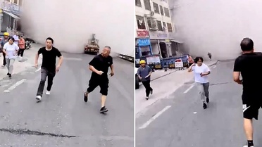 Bir anda yerle bir oldular! Çok sayıda kişi enkaz altında kaldı