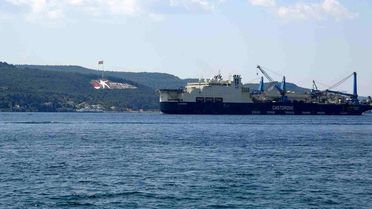 Castorone Gemisi Çanakkale Boğazı'ndan Geçti
