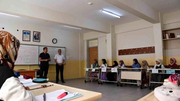 Kaymakam Keklik Yaz Kuran Kurslarını Ziyaret Etti