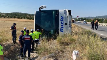 Eskişehir'de Otobüs Kazası: 24 Yaralı