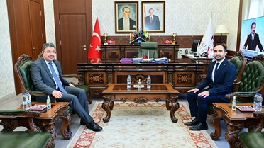 Vali Yılmaz, T3 Vakfı Temsilcisi'ni Kabul Etti