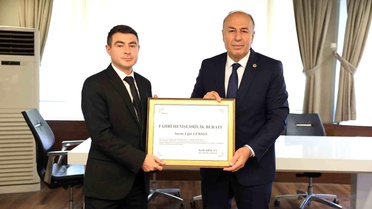 İlçe Jandarma Komutanına fahri hemşehrilik beratı