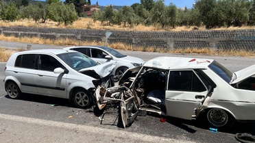Kahramanmaraş'ta Kaza: 2 Yaralı