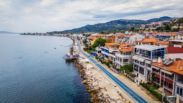 Küçükkuyu'nun Güzellikleri Dronla Görüntülendi