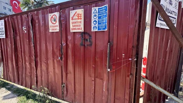 Merkez Çarşısı inşaatı mühürlendi