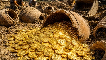 Su borusu döşerken 600 kiloluk hazine buldular