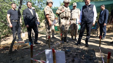 Tunceli'de Mayın Temizleme Çalışmaları İncelendi
