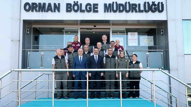 Vali Hacıbektaşoğlu, Orman Bölge Müdürü'nü Ziyaret Etti