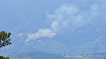 Finike'de Orman Yangını Kontrol Altında