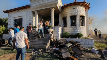 Nablus'ta Filistinlilere Ait Ev Ateşe Verildi