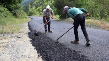 Kastamonu'da Köy Yolları Asfaltlanıyor