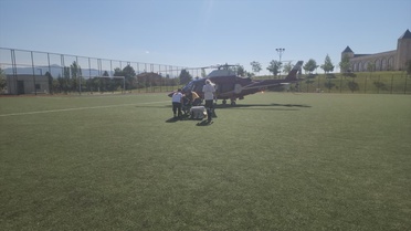 Hasta Hava Ambulansıyla Konya'ya Sevk Edildi
