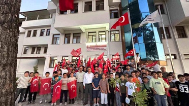 Menteşe'de şehitler için anlamlı yürüyüş
