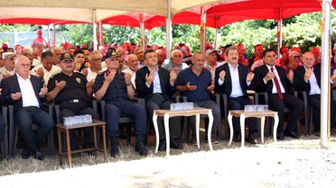 Terme'de şehit Mehmet Demirbaş için Mevlid-i Şerif