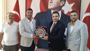 Esnaf Odası Başkanlarından Kaymakama Ziyaret