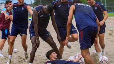 Trabzonspor'un Eğlenceli Antrenmanı