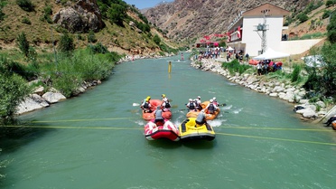 Çatak'ta Rafting Şampiyonası Sona Erdi