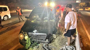 Alkollü Sürücü Kaza Yaptı, Daha Önce Ehliyeti Alınmış