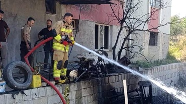 Antakya'da Yangın Paniği