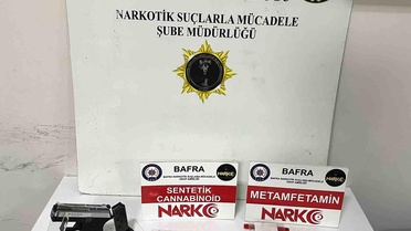 Bafra'da Uyuşturucu ve Silah Operasyonu