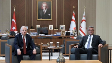 Yaşar Güler KKTC'de Tufan Erhürman ile Görüştü