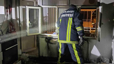 Gölbaşı'nda Dumandan Etkilenen Kadın Hastaneye Kaldırıldı